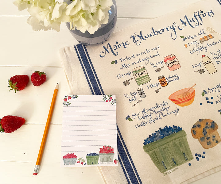 Mini Mixed Berries Notepad