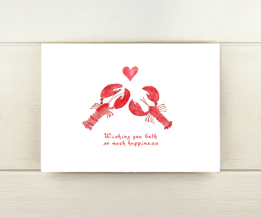 Pair of Lobsters Card