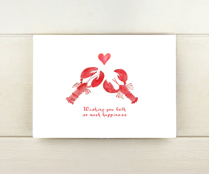 Pair of Lobsters Card