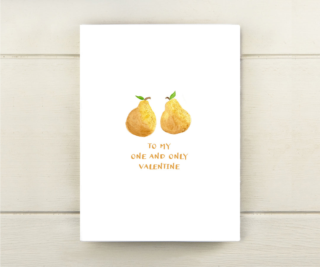 Pears Valentine  Card