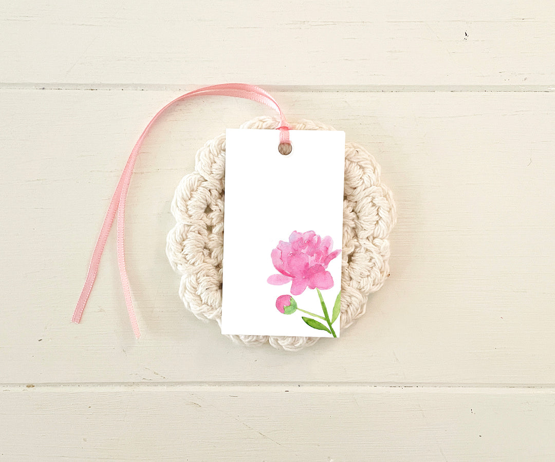 Pink Peony Gift Tags