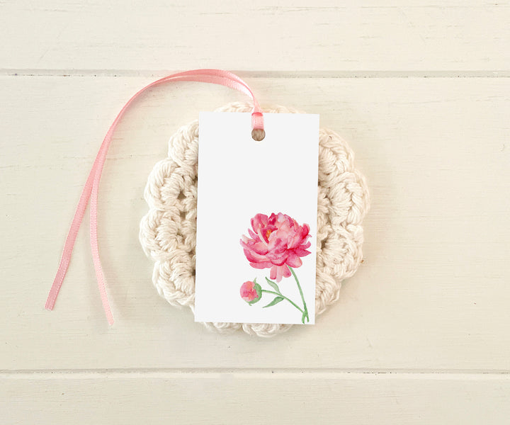 Pink Peony Gift Tags