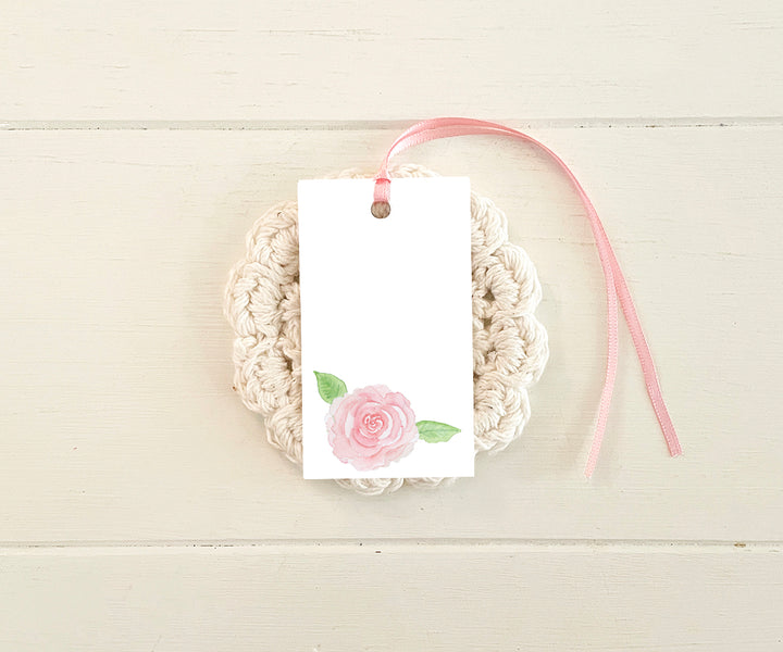 Perfect Pink Rose Gift Tags