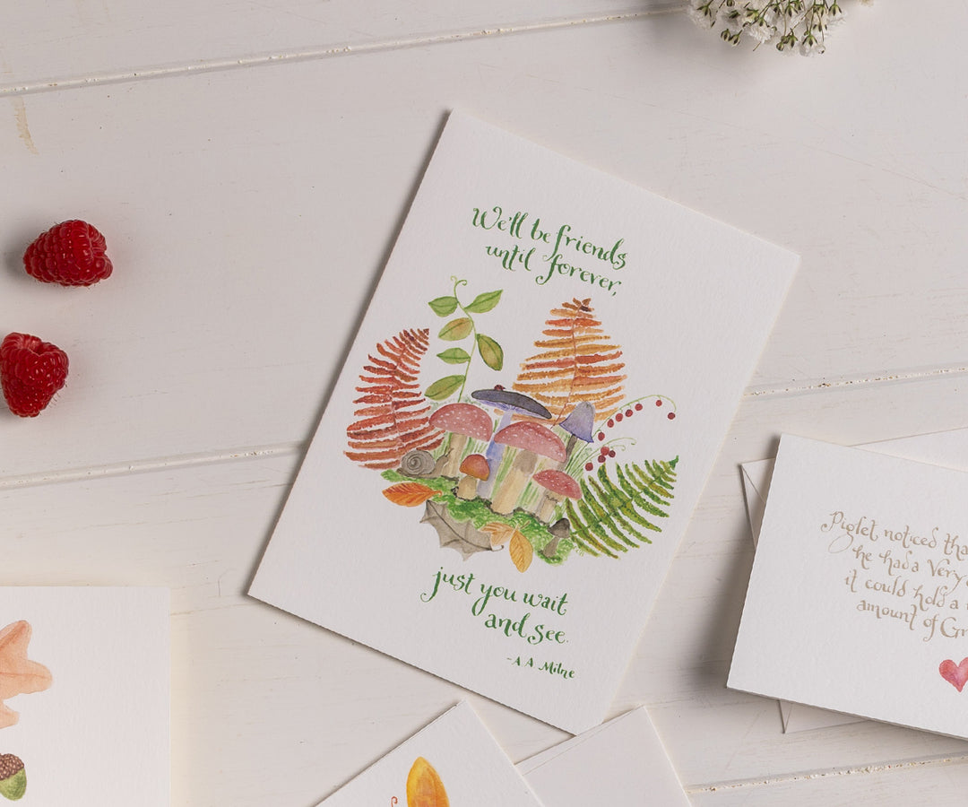 Mushroom Friends Card