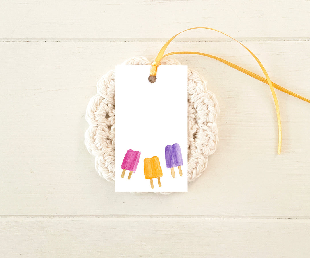 Birthday Popsicles Gift Tags