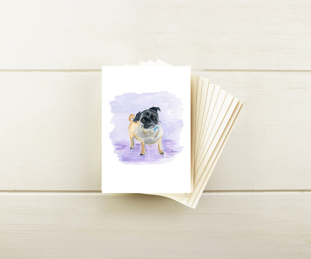 Pug Note cards