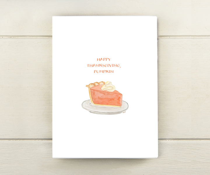 Pumpkin Pie Card