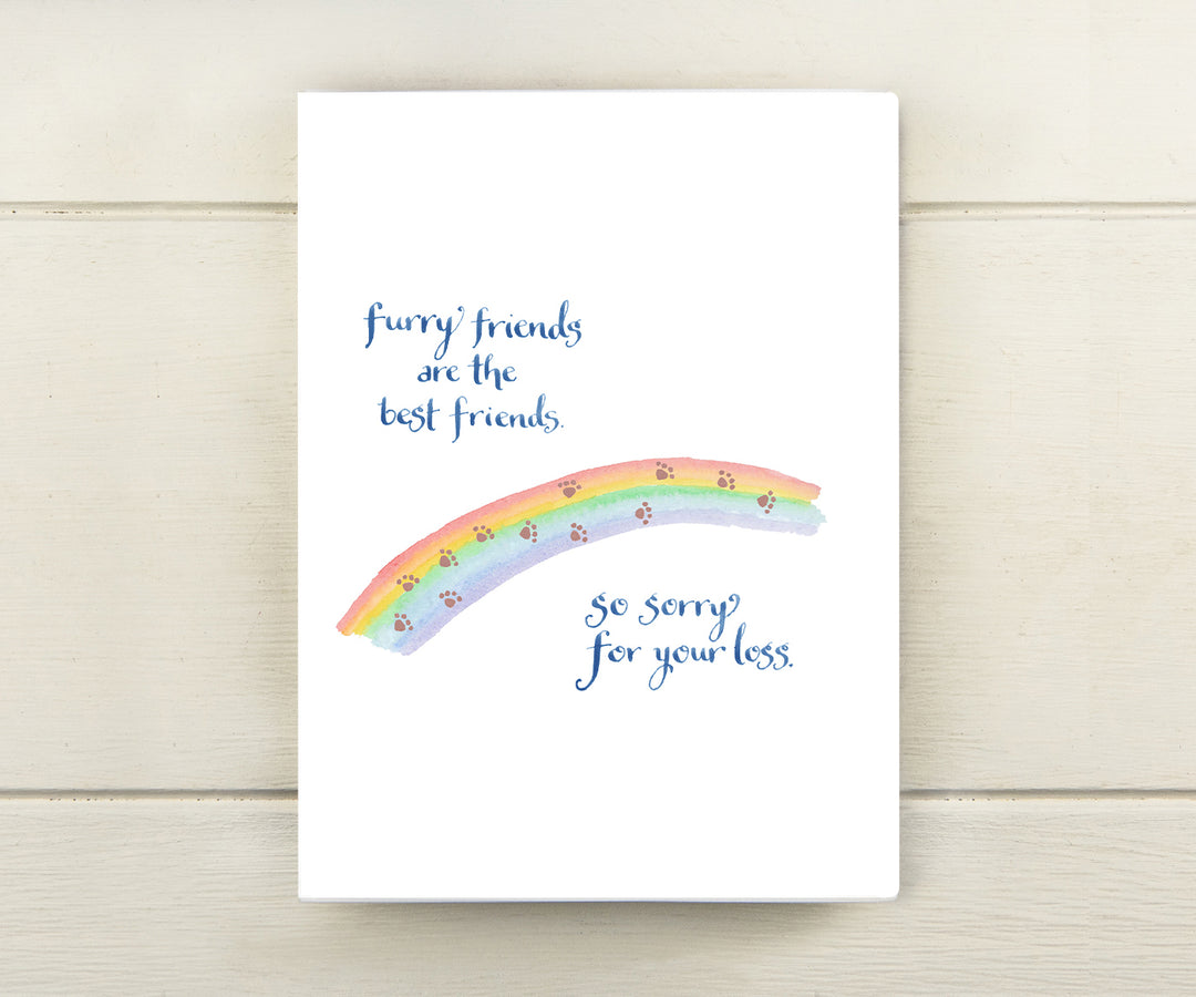 Rainbow Bridge Pet Sympathy Card – El's Cards rainbow-bridge-pet-sympathy-card-el-s-cards