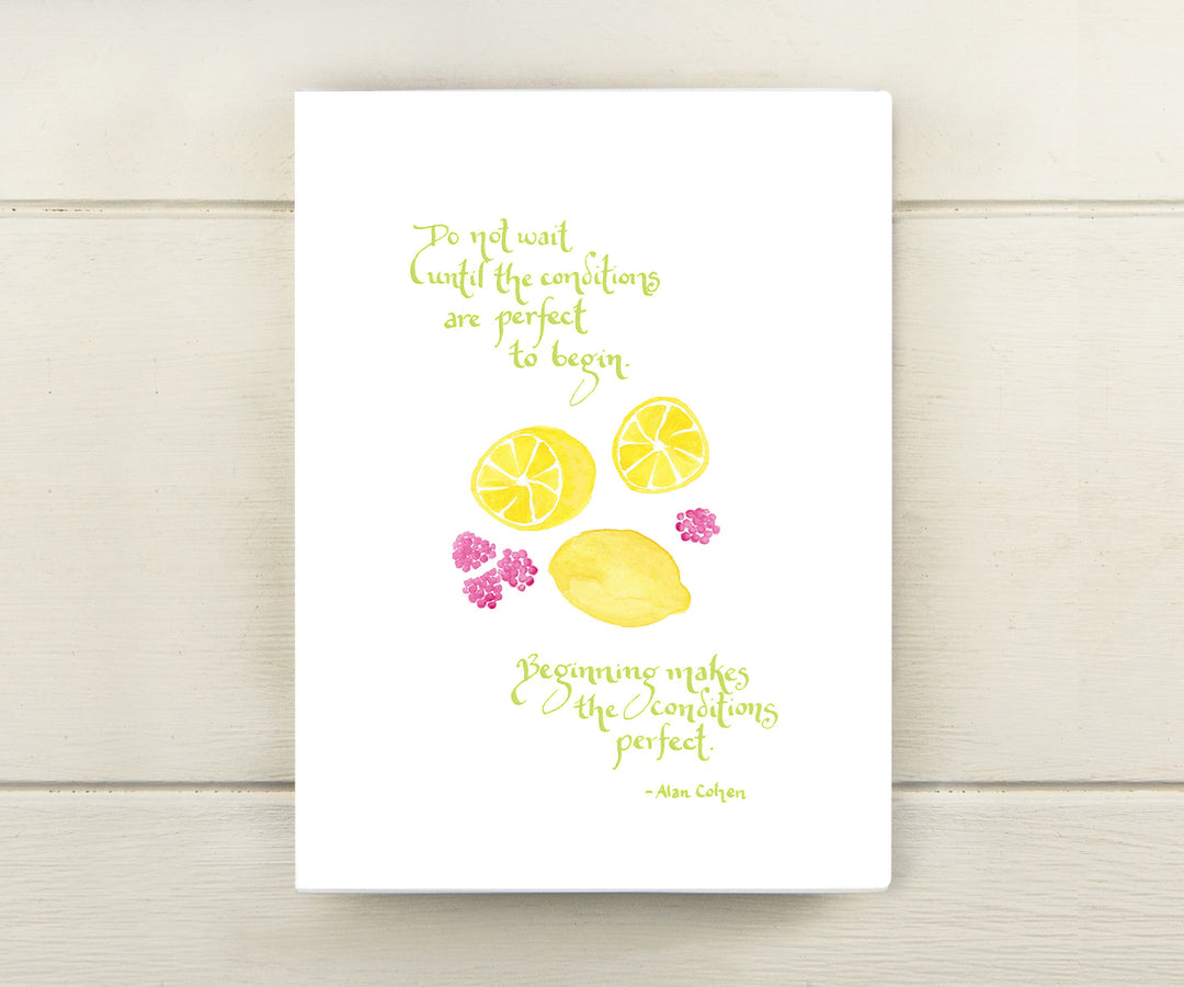 Raspberry Lemonade Quote Card