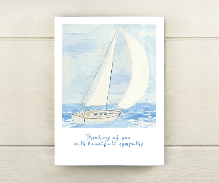 Sailboat Sympathy Card