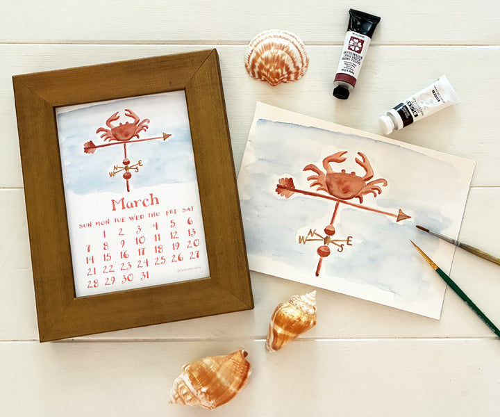 2027 The Sea Desk Calendar