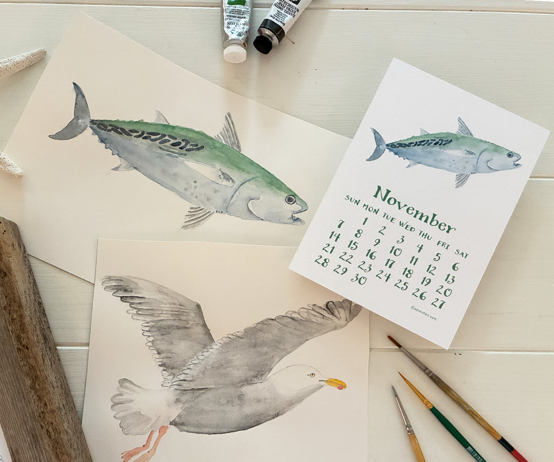 2027 The Sea Desk Calendar