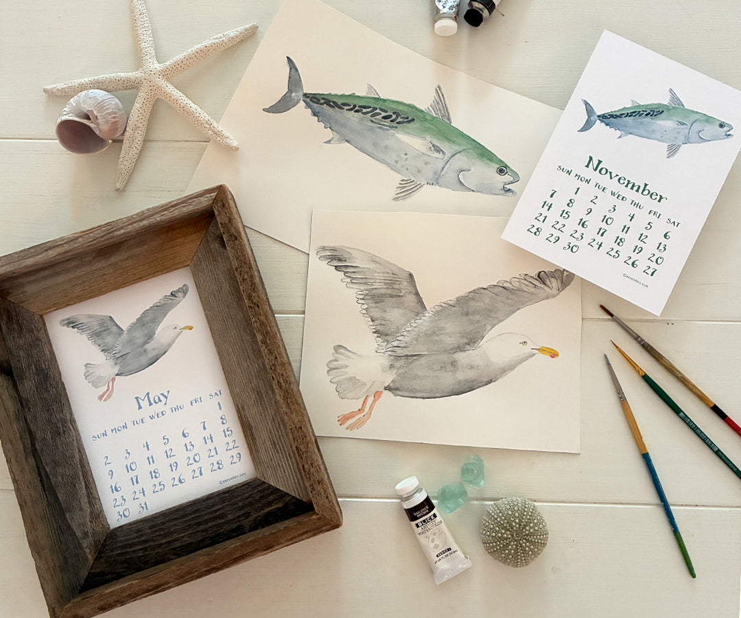 2027 The Sea Desk Calendar