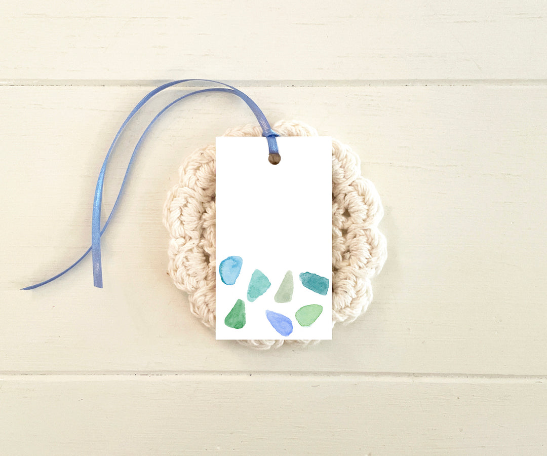 Sea Glass Gift Tags