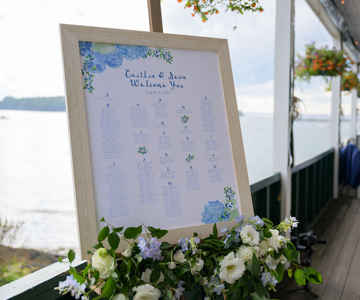 Hydrangeas & Blueberries Seating Chart