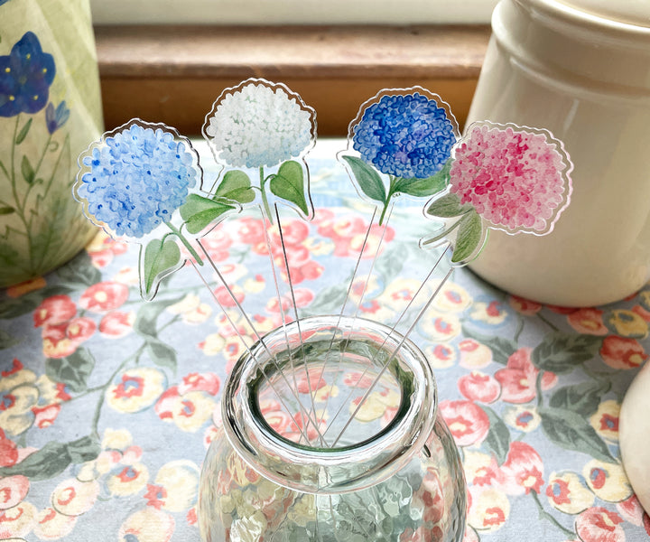 White Hydrangea Stir Sticks