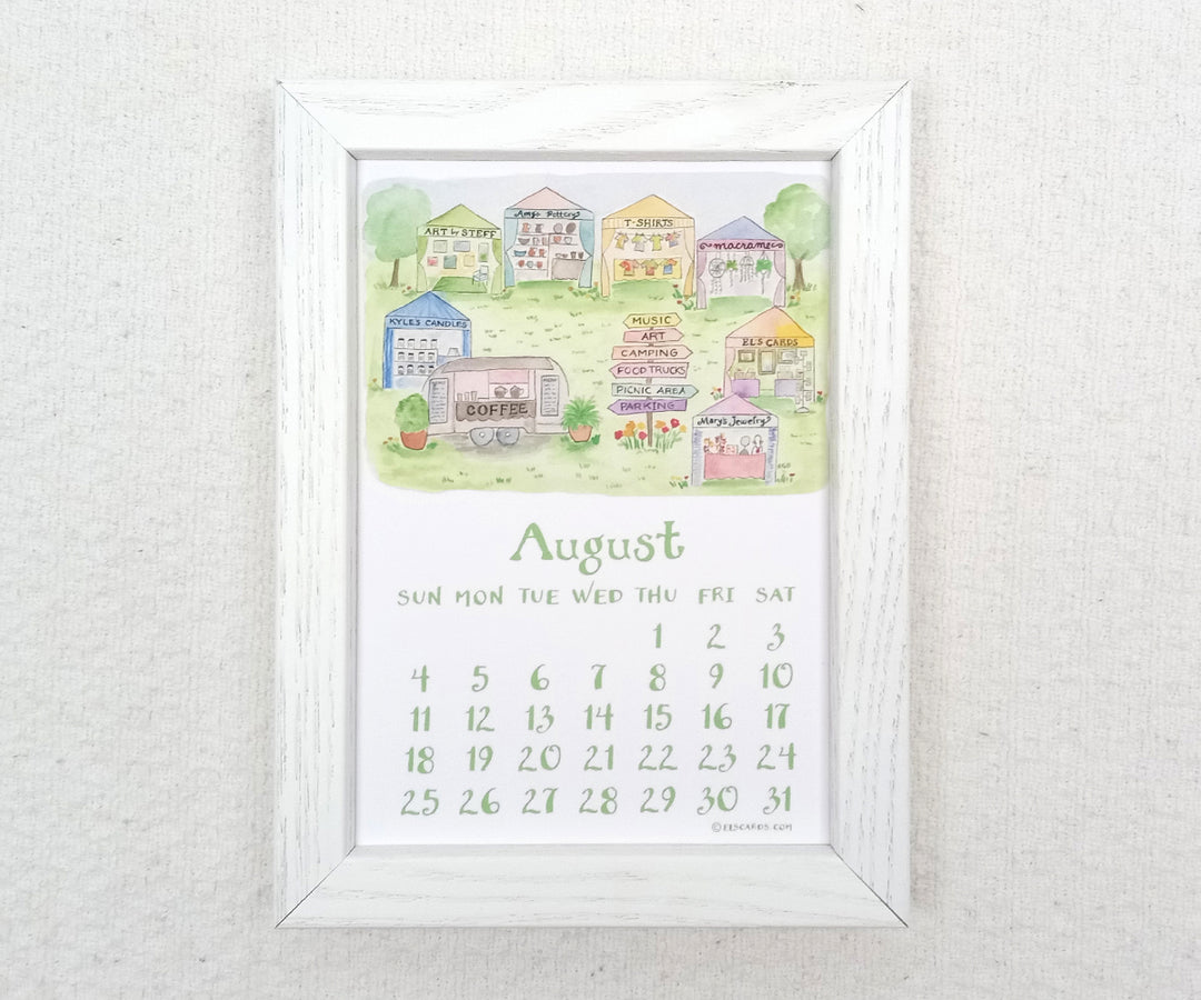 5" x 7" Slim Profile White Wood Frame