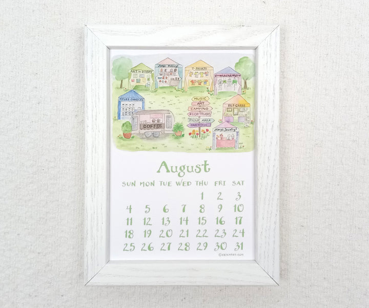 5" x 7" Slim Profile White Wood Frame