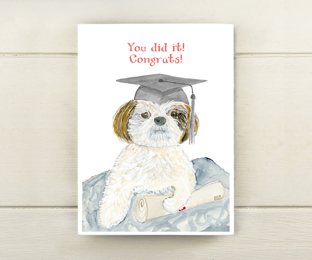 Smart Pup Graduation Card