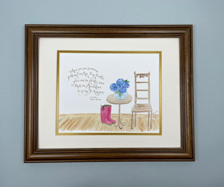 Add a Speckled Maple Wood Frame