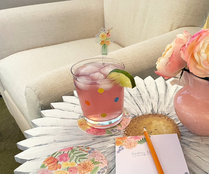 Spring Bouquet Stir Sticks