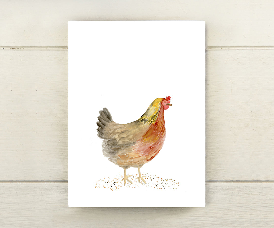 Spring Hen Card