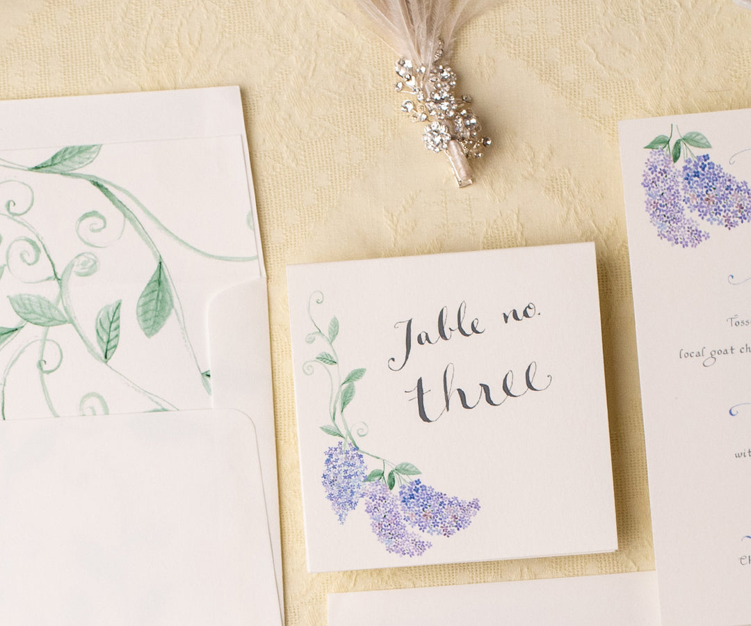 spring lilac table number