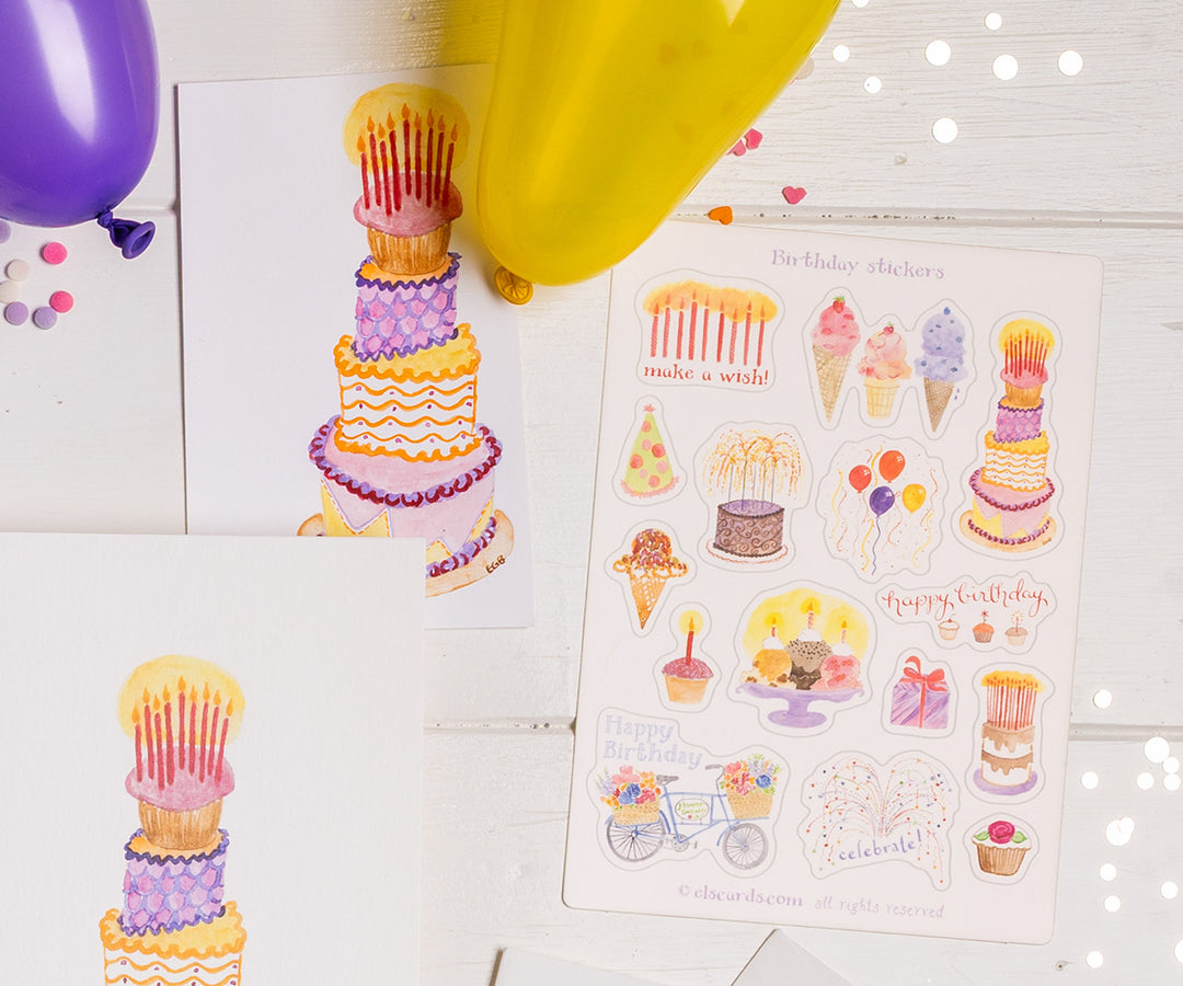 Birthday Sticker Sheet