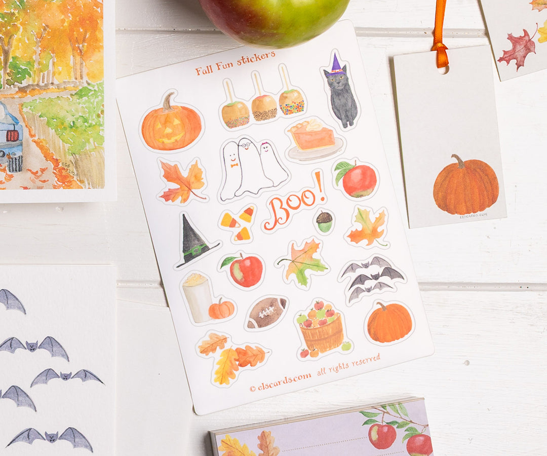 Fall Fun Sticker Sheet