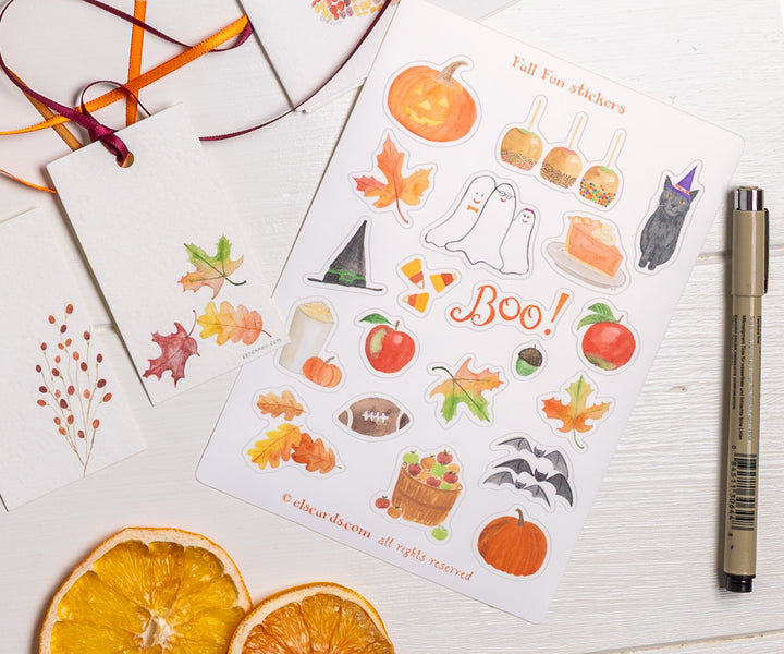 Fall Fun Sticker Sheet
