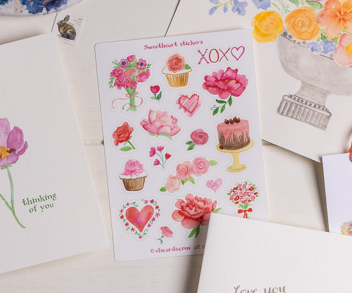 Sweetheart Sticker Sheet