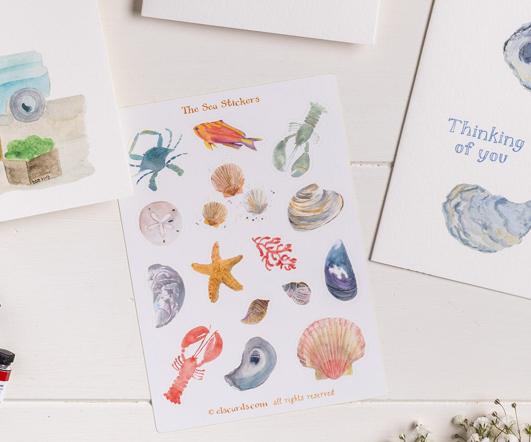 The Sea Sticker Sheet