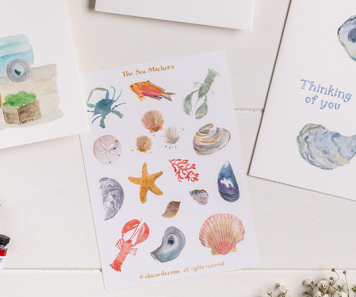 The Sea Sticker Sheet