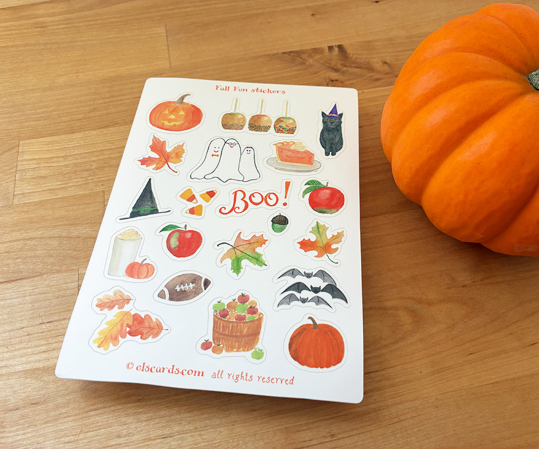 Fall Fun Sticker Sheet