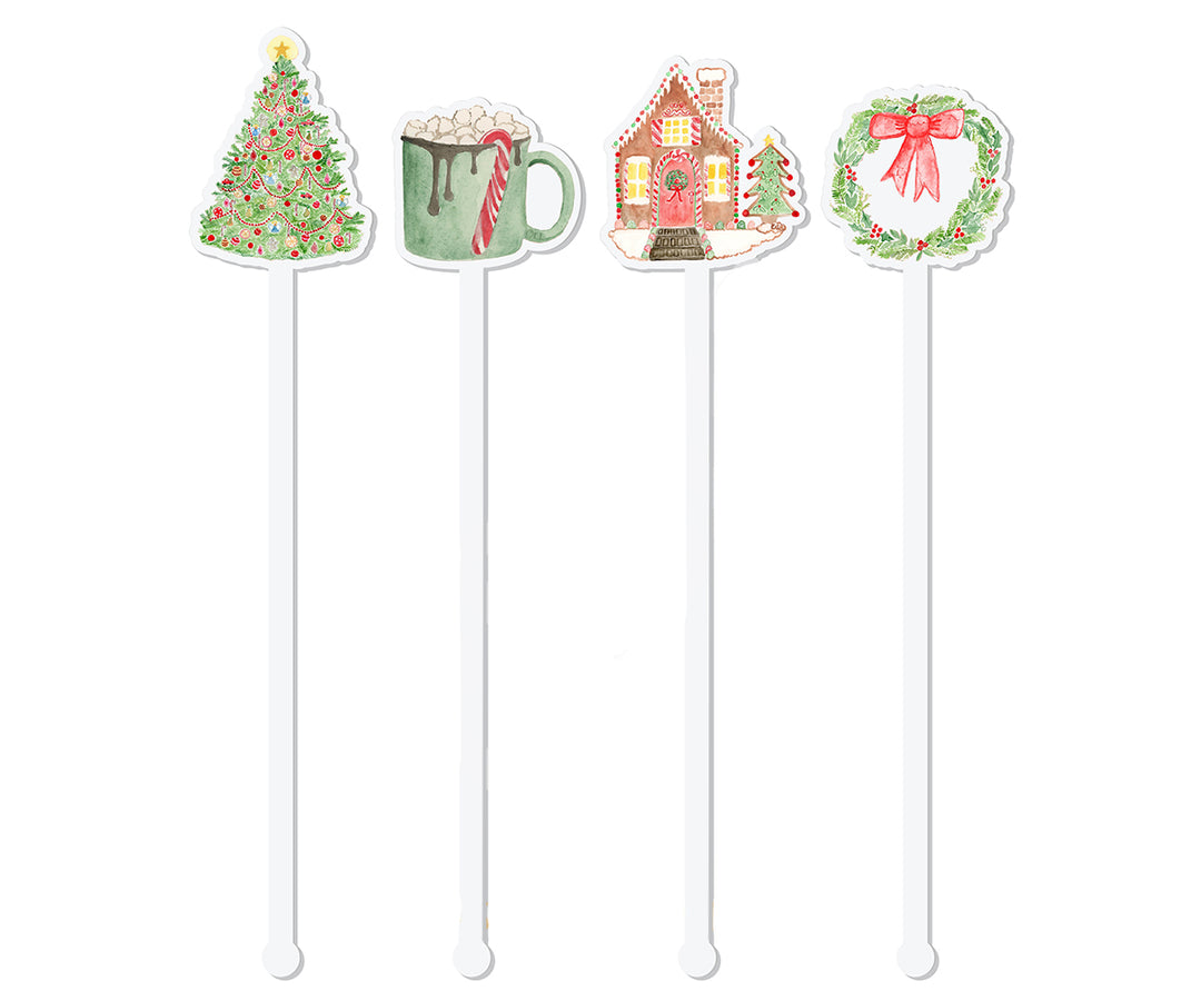 Christmas stir sticks