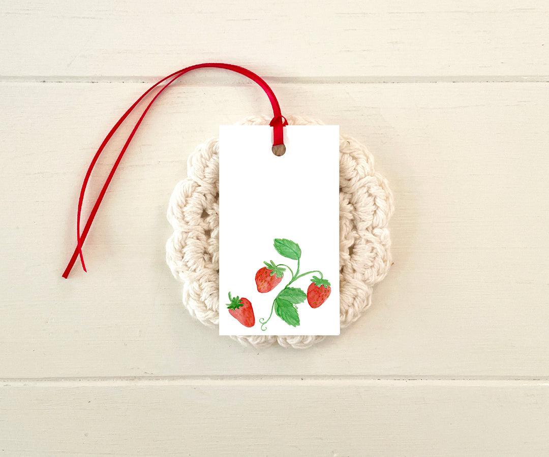 Strawberries Gift Tags