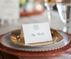 Succulents place card photo by Geneve Hoffman