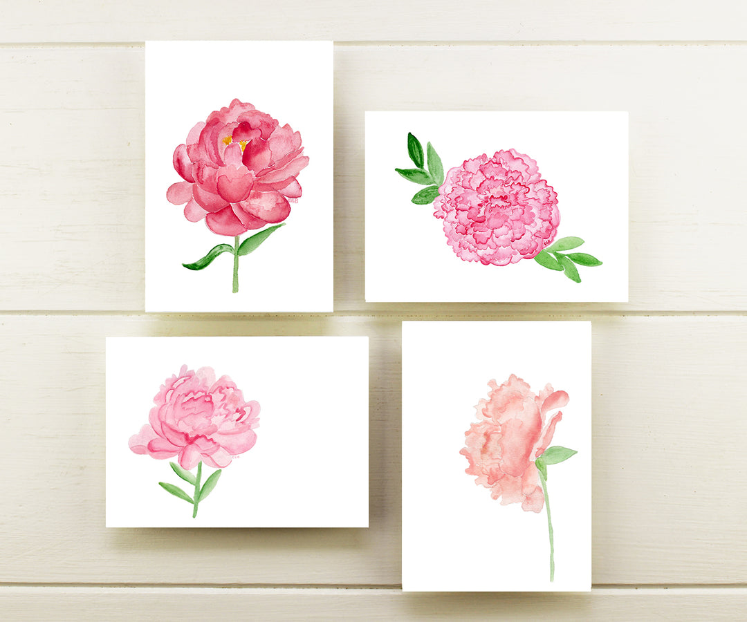Summer Peonies Note Cards