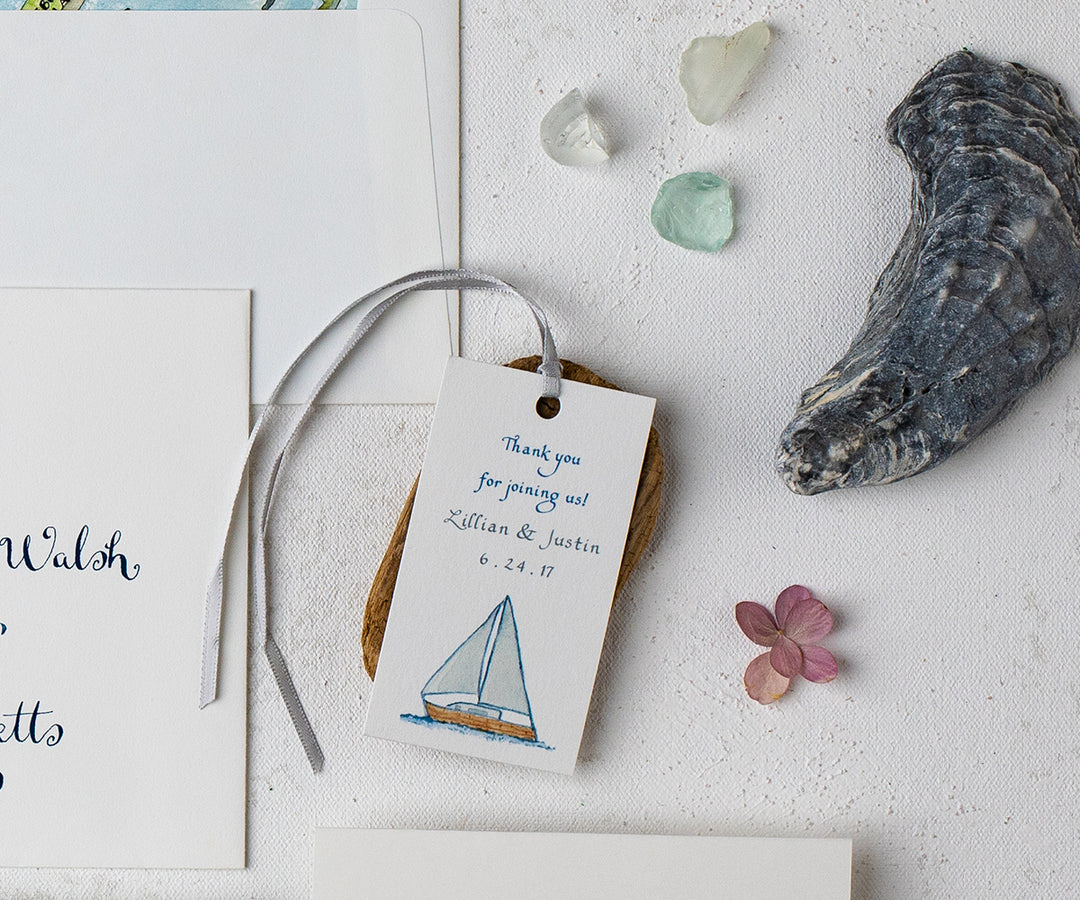 summer sailboat favor tags