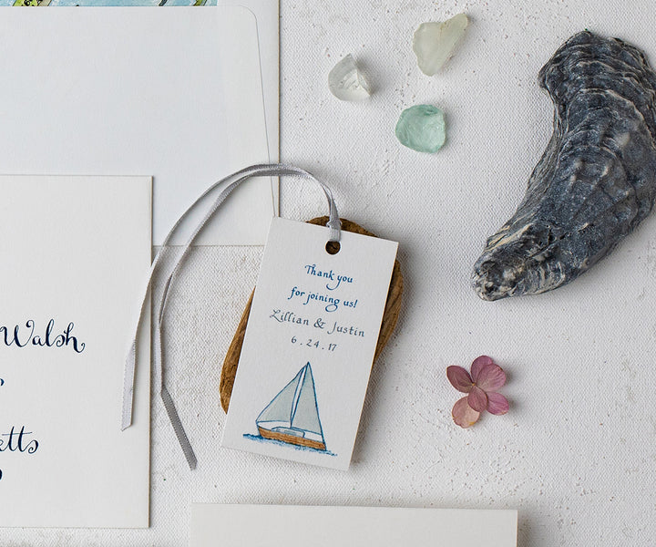 summer sailboat favor tags
