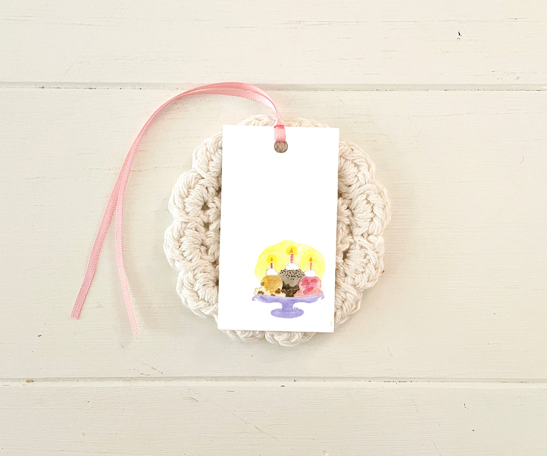 Birthday Sundae Gift Tags