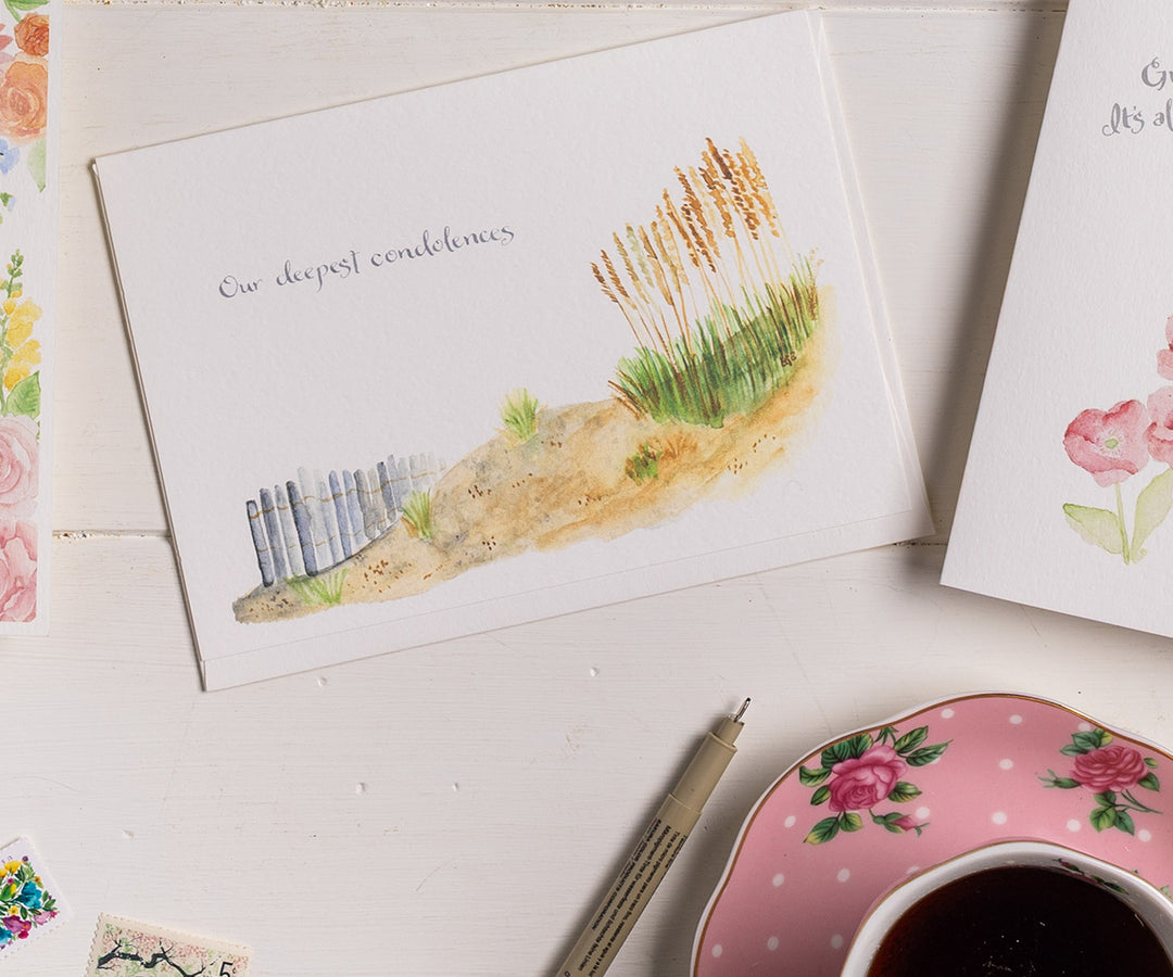 Dunes Sympathy Card