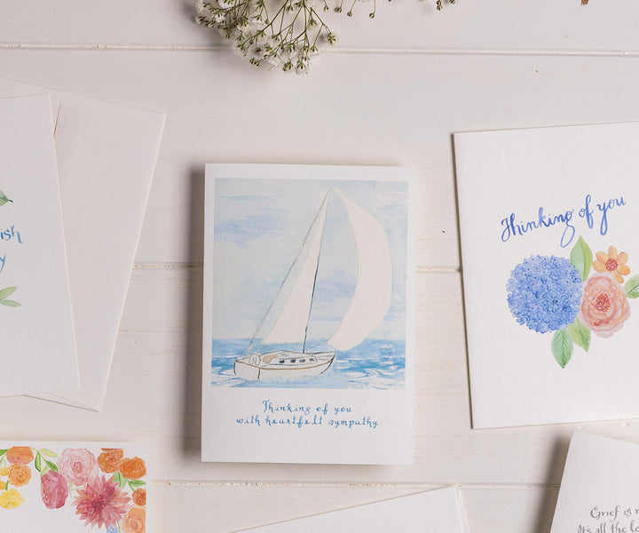 Sailboat Sympathy Card