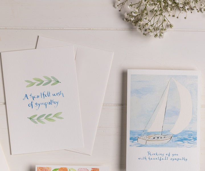 Sailboat Sympathy Card