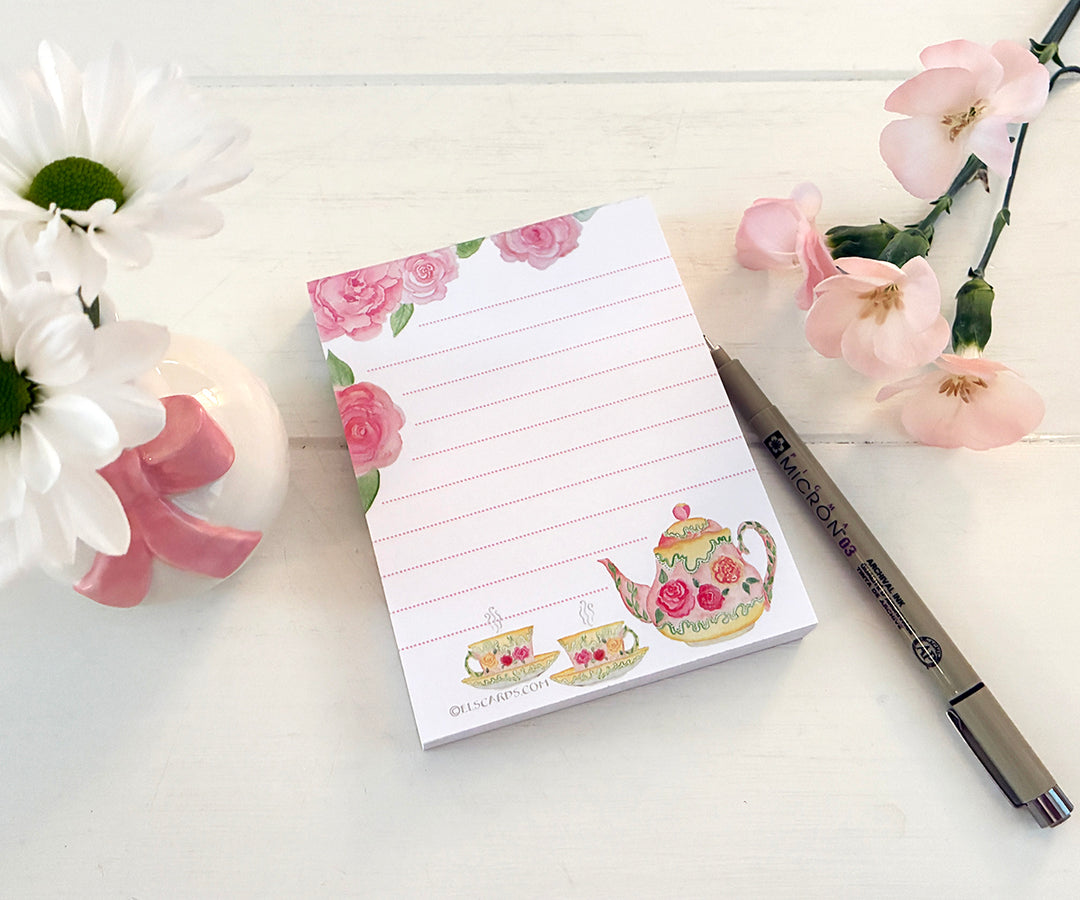 Mini Tea Party Notepad