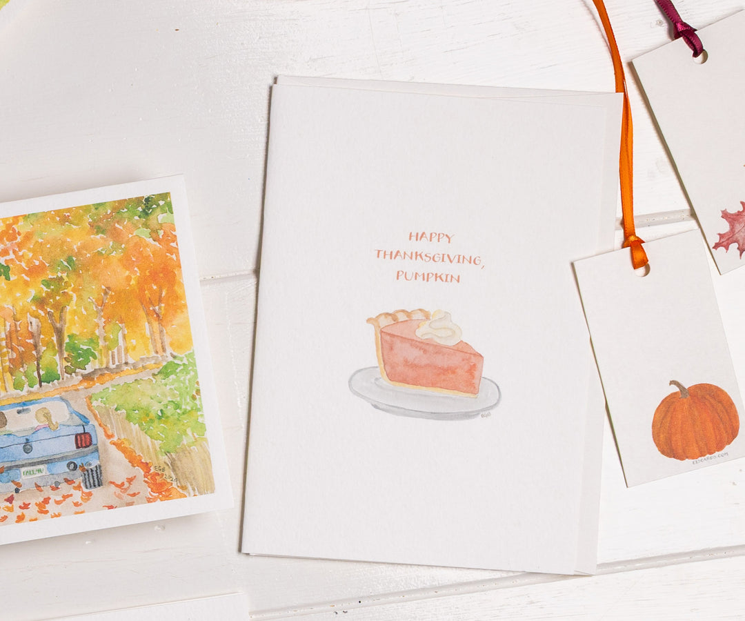 Pumpkin Pie Card