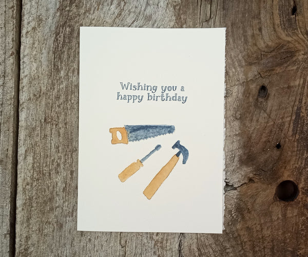 Tools birthday card