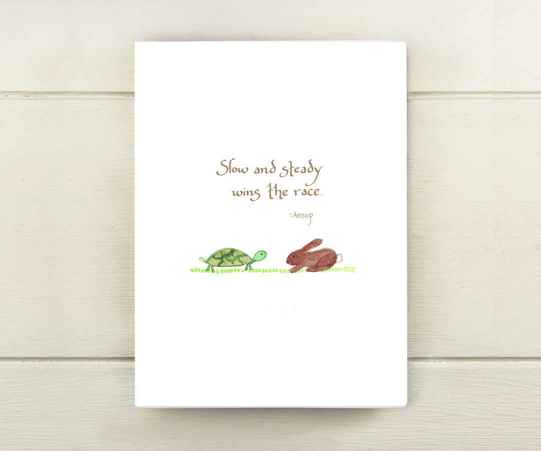 Tortoise & Hare Quote Card