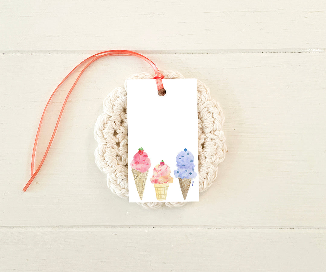 Ice Cream Gift Tags