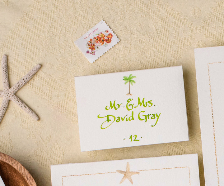 Palm Tree Place Card